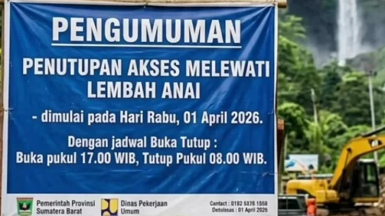 Mulai 1 April Jalur Lembah Anai Kembali Berlaku Buka Tutup