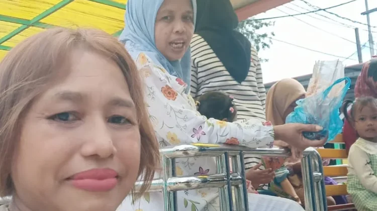 Lebaran Ceria di RTH Imam Bonjol, Kereta Odong-odong Jadi Primadona Wisata Keluarga