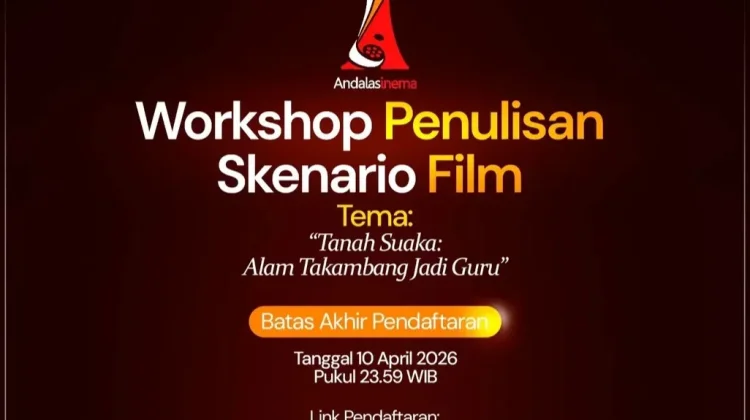 Perdana, Taman Budaya Sumbar Gelar Workshop Penulisan Skenario Film