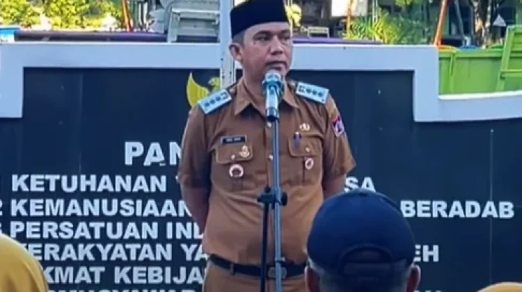 Apel Perdana Pasca Lebaran, Camat Lubeg Tekankan Koordinasi dan Silaturrahmi ASN