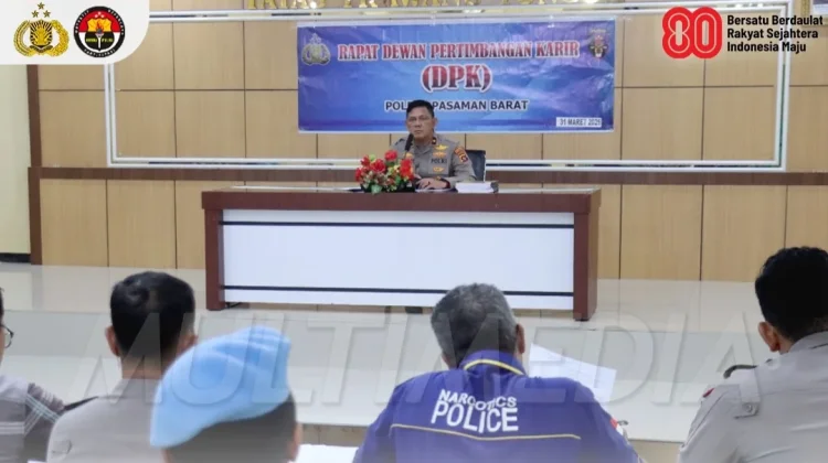 Polres Pasbar Tentukan Karier Anggota Secara Transparan