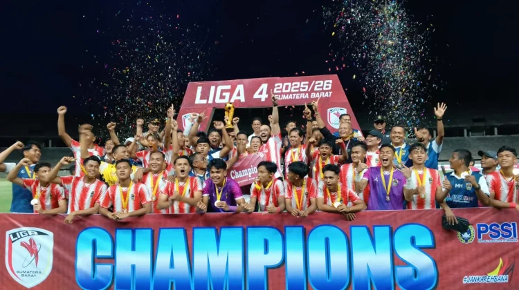 PSP Padang Juarai Liga 4 Sumbar 2025/2026