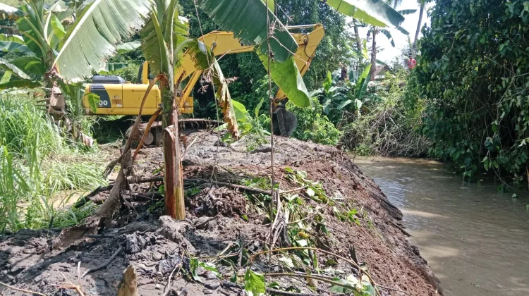 Normalisasi Sungai Batang Abu di Nagari Toboh Gadang Barat
