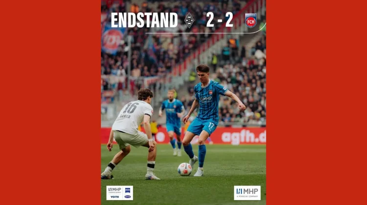 Drama Empat Gol Duel Gladbach vs Heidenheim