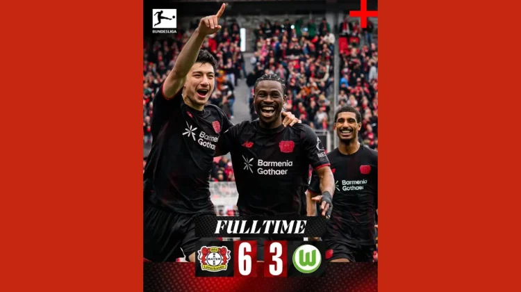 Leverkusen Menang dalam Laga Hujan Gol