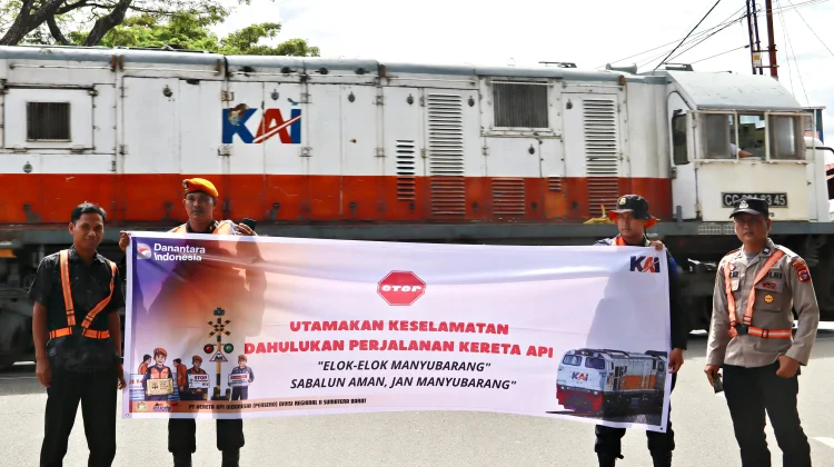 Empat Titik Perlintasan Jadi Fokus Sosialisasi KAI Sumbar