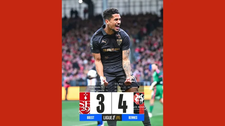 Duel Brest Vs Rennes Berakhir Dramatis