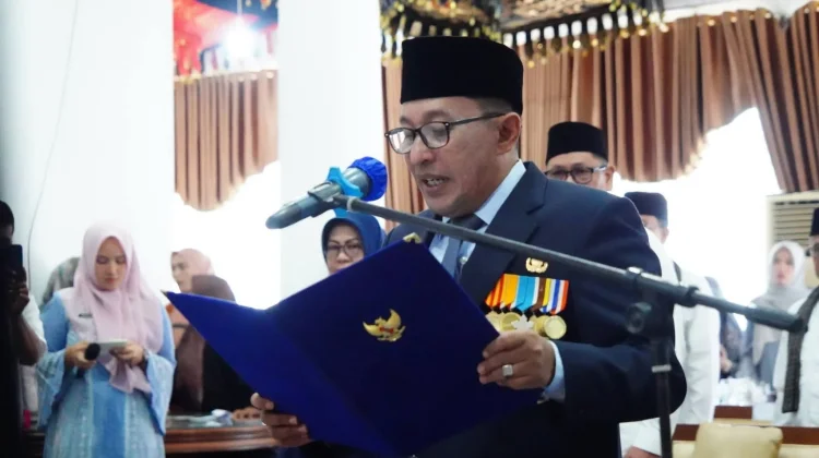 Bupati Eka Putra Lantik Sembilan Pejabat Manajerial