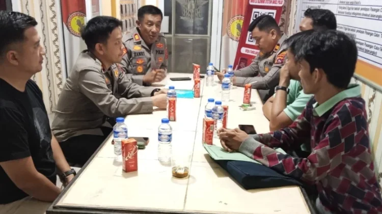 Polres Dharmasraya Dukung Program Ketahanan Pangan HMI