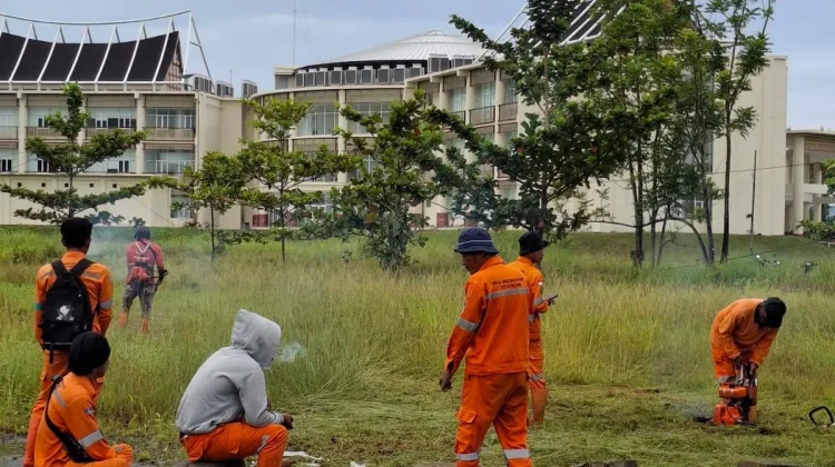 DLH Padang Jaga Kebersihan di Pusat Pemerintahan