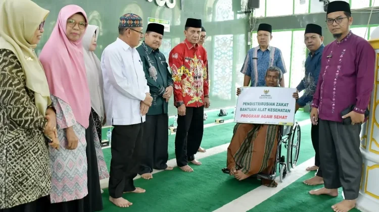 Baznas Agam Salurkan Rp703 Juta Zakat untuk 229 Mustahik