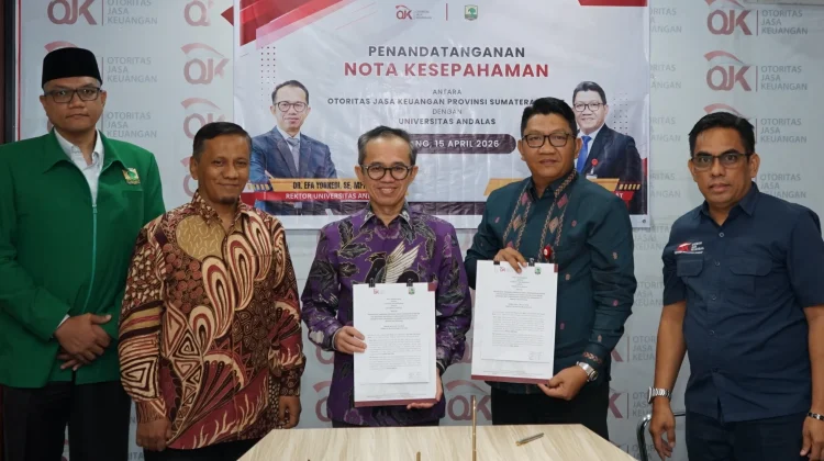OJK Sumbar dan Unand Perkuat Sinergi Tingkatkan Literasi Keuangan