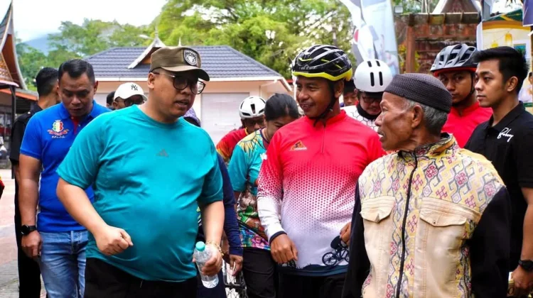 Gowes Bersama, Bentuk Dukungan Bupati Kampar untuk Padang Panjang