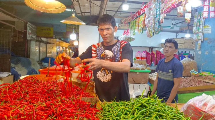 Harga Cabai Merah Berfluktuasi akibat Perbedaan Lokasi Pemasok