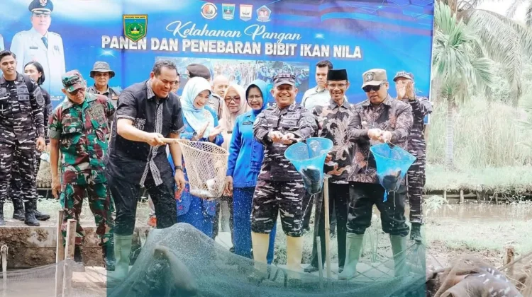 Wako Hendri Arnis Ikuti Panen Raya Ikan Nila di Pariaman