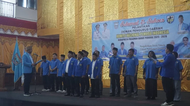 DPD KNPI Pasaman Barat Dilantik, Perkuat Peran Pemuda