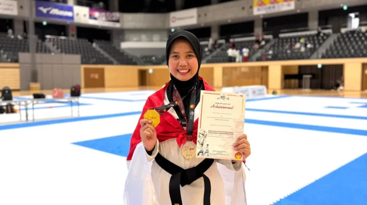 Ressya Faolingga Sabet Emas di Jepang, Obati Kegagalan Sumbar