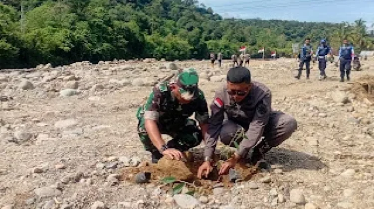 Penanaman Pohon Upaya Pemulihan Lingkungan Pascabencana