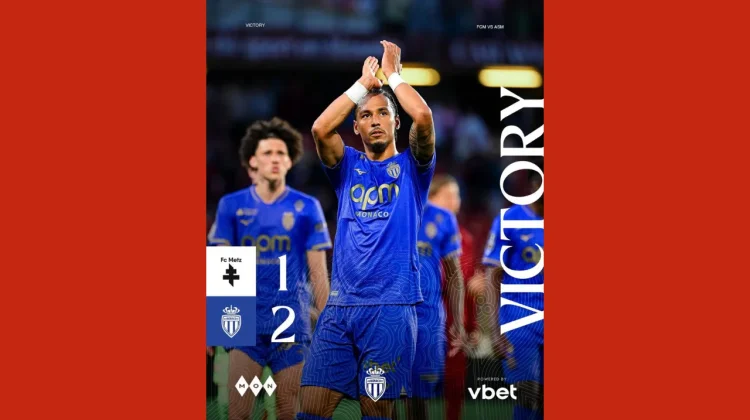 Drama Tiga Gol Warnai Kemenangan Monaco