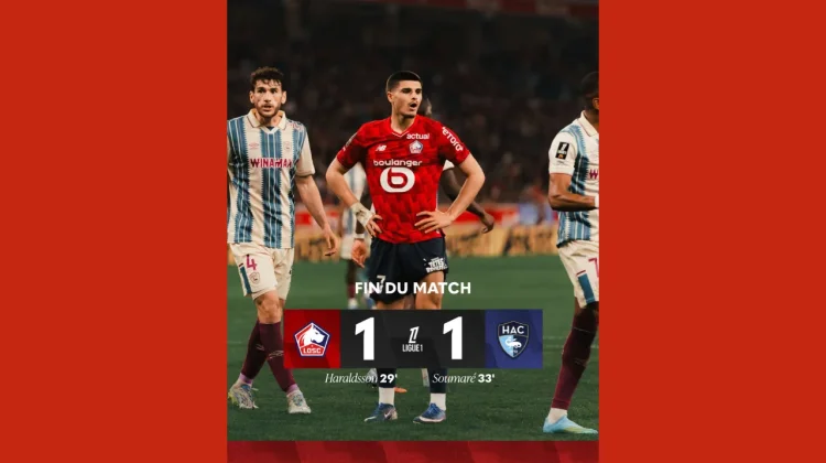 Duel Sengit Lille Kontra Le Havre Berakhir Imbang