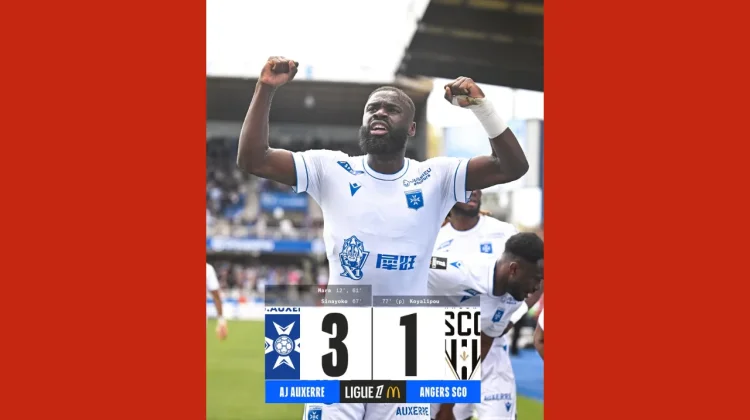 Auxerre Tundukkan Angers dengan Meyakinkan
