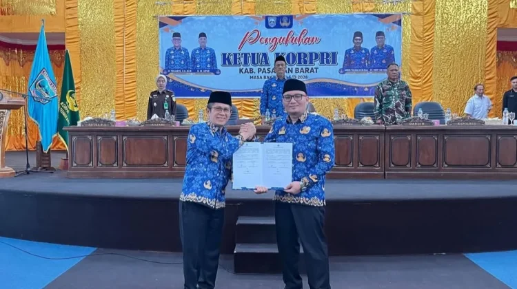 Sekda Pasaman Barat Resmi Pimpin Korpri Masa Bakti 2023–2028