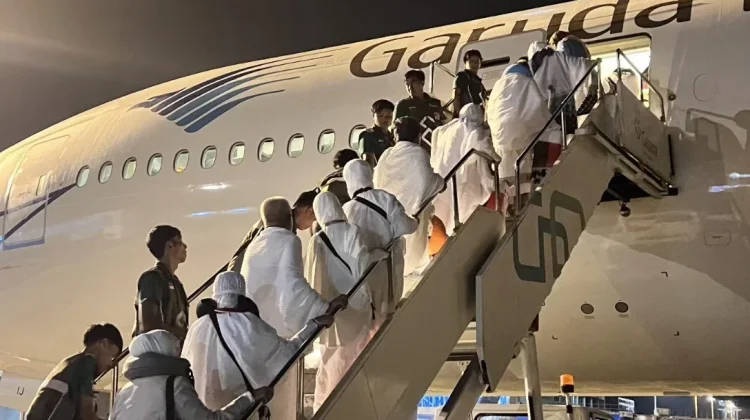 Jemaah Haji Kloter 12 Berihram sejak dari Padang, Langsung menuju Makkah