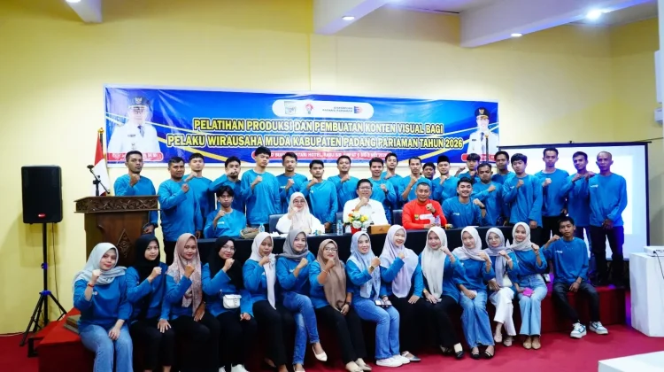 Dorong Wirausaha Muda Go Digital, Pemkab Padang Pariaman Gelar Pelatihan Konten