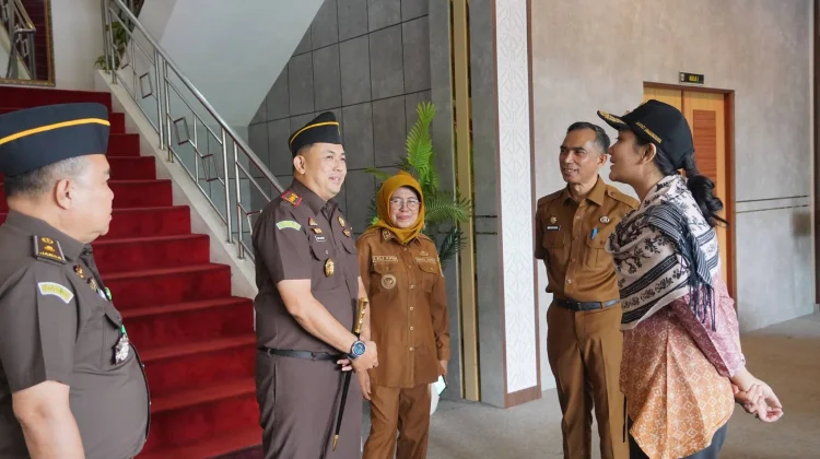 Bupati Dharmasraya Sambut Kajari Baru, Tegaskan Pentingnya Sinergi Antar Lembaga
