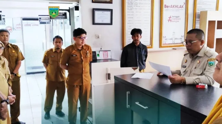Pastikan Aparatur Disiplin, Wali Kota Hendri Arnis Sidak Sejumlah OPD