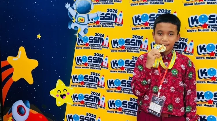 Siswa MIN 3 Padang Raih Medali Emas Matematika di Ajang KOSSMI Nasional 2026