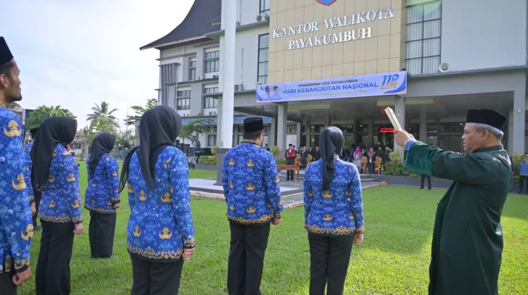 Harkitnas 2026, Pemko Payakumbuh Tekankan Kedaulatan Informasi dan Lantik 45 PNS