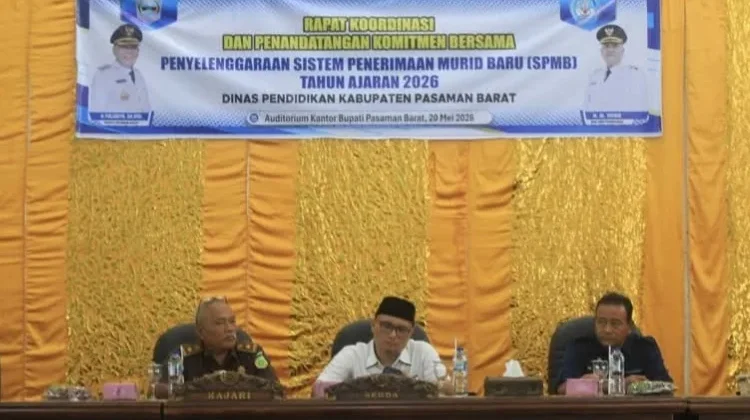 SPMB 2026 Pasbar Dikawal Transparan dan Bebas Diskriminasi