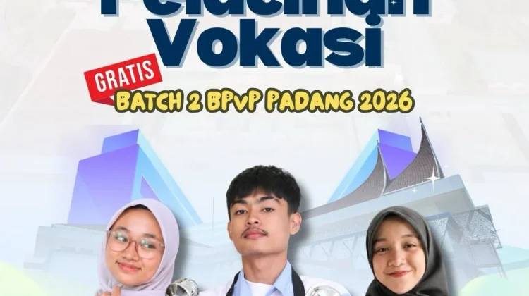 BPVP Padang Ajak Angkatan Kerja Muda Sumbar Ikuti Pelatihan Vokasi Nasional