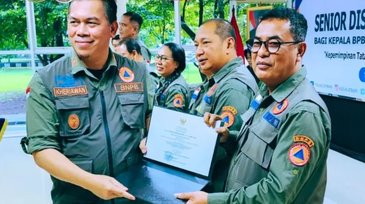 Erasukma Munaf Raih Predikat Terbaik Pelatihan SDMT BNPB