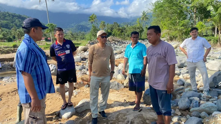 Wakil Ketua DPRD Sumbar Tinjau Lokasi Banjir Batang Guo Padang