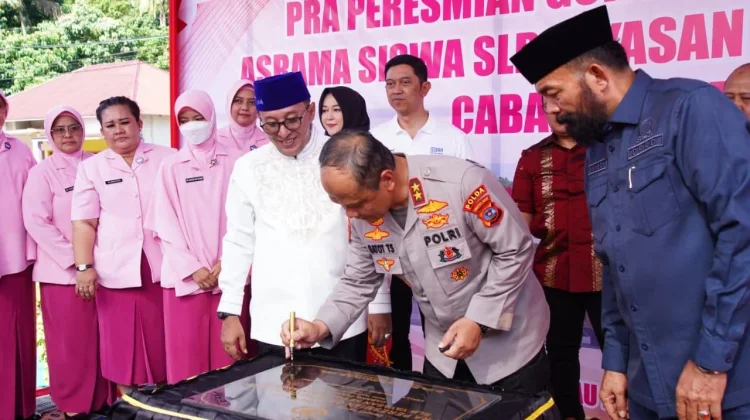 Kapolda Sumbar Resmikan GOR SLB Kemala Bhayangkari Lintau