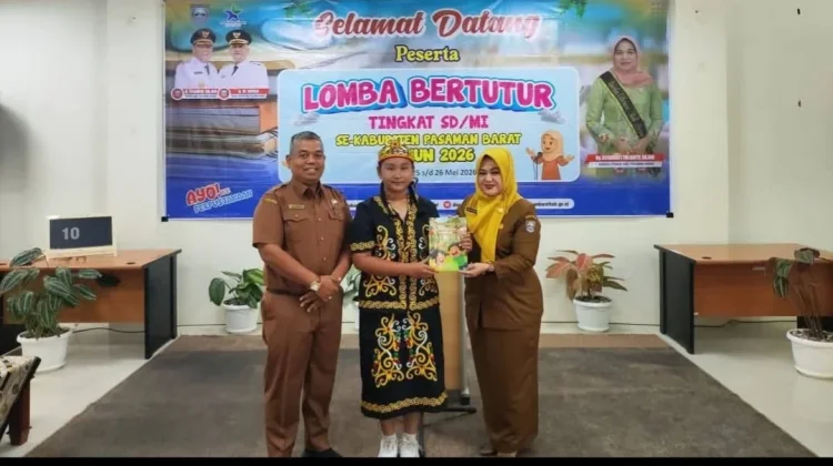 Literasi Anak Pasbar Diperkuat lewat Lomba Bertutur Tradisional