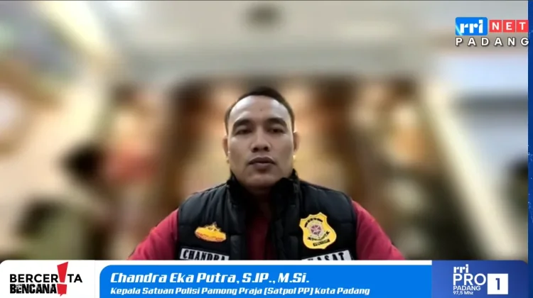 Pemkot Padang Dorong PKL Tertib di Kawasan Rawan Bencana