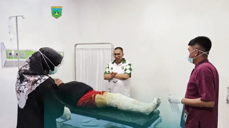 Wali Kota Padang Panjang Tinjau Kebakaran dan Korban