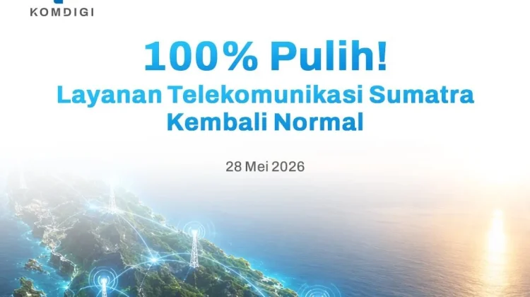 Layanan Telekomunikasi Sumatera Pulih 100 Persen usai Blackout PLN