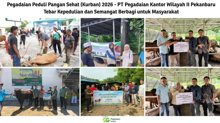 Komitmen Pegadaian dalam Pelaksanaan Program Peduli Pangan Sehat (Kurban)