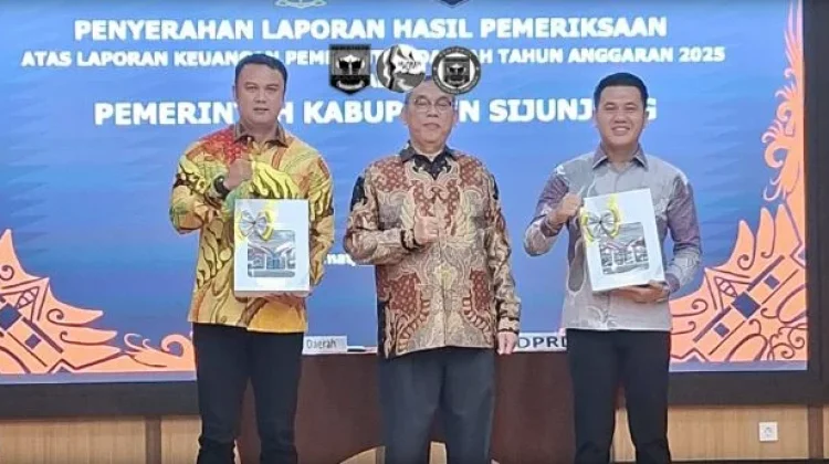 Sijunjung Pertahankan Opini WTP Kesepuluh Kali Berturut-Turut