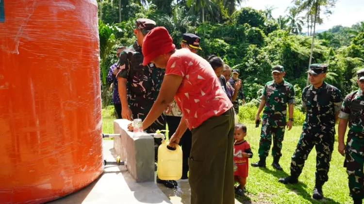 TMMD 128 Tembus Isolasi, Jawab Krisis Air Bersih di Jantung Sumatera Barat
