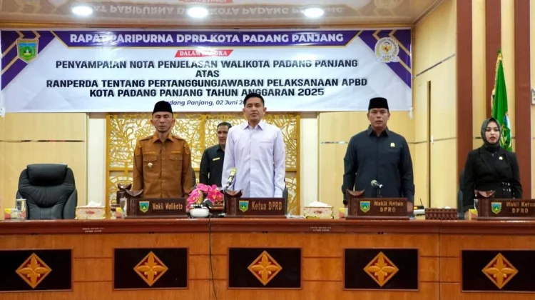 Pendapatan Daerah Padang Panjang 2025 Tembus Rp565 Miliar, Pertahankan WTP ke-10