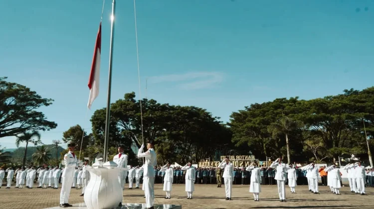 Upacara Hari Lahir Pancasila, Wabup Solsel Ajak Hidupkan Nilai-Nilai Kebangsaan