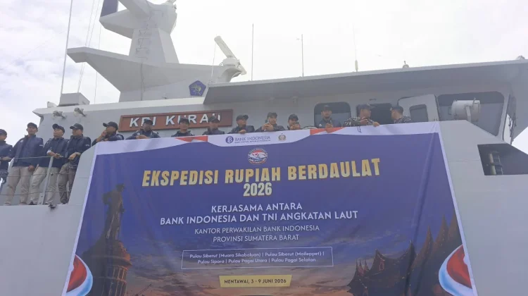 BI dan TNI AL Berlayar ke Mentawai Jaga Kedaulatan Rupiah di Wilayah 3T