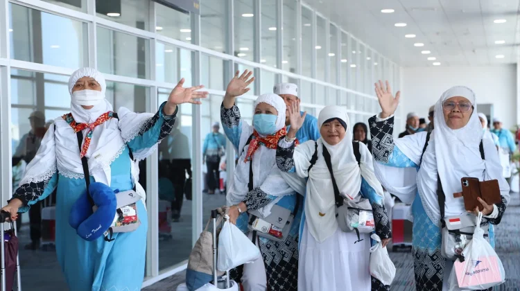 Kloter Haji Bengkulu Tiba di Debarkasi Padang, Seluruh Jemaah Sehat