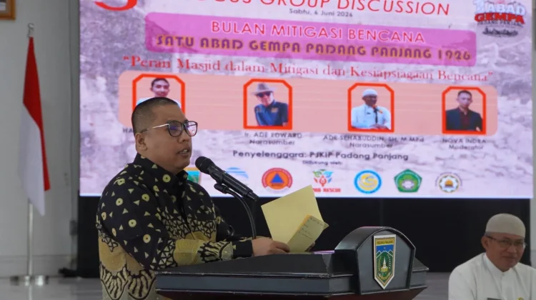 Padang Panjang Dorong Masjid Jadi Pusat Edukasi dan Mitigasi Bencana