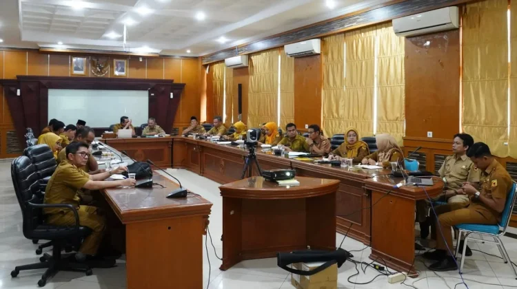 Wabup Ahmad Fadly Hadiri Rakor Pengendalian Inflasi